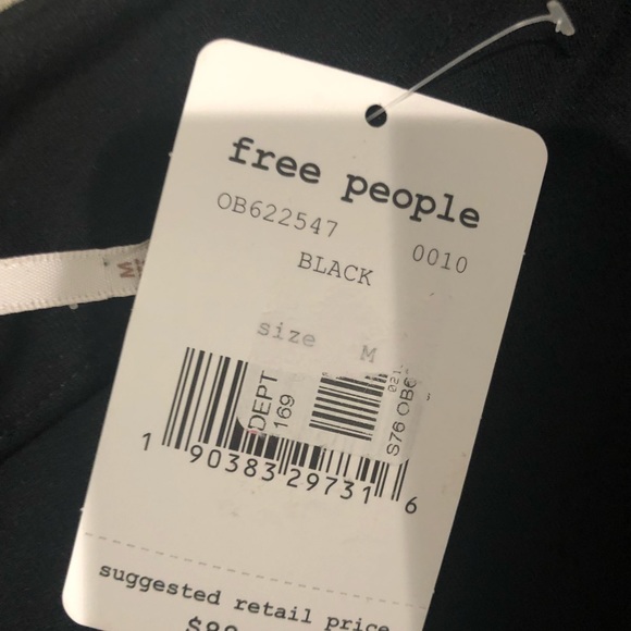 Free People black shirt - Picture 2 of 2